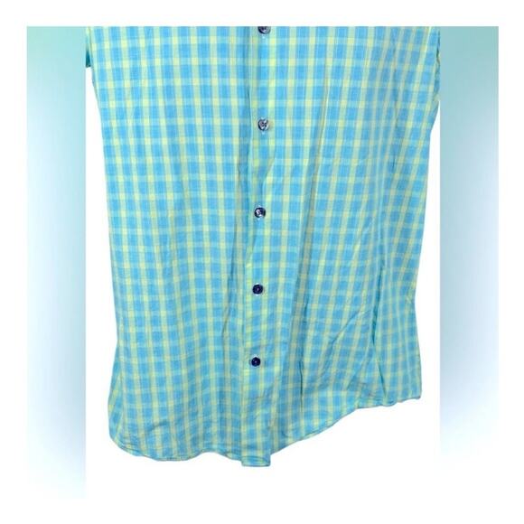 Apt 9 Premier Flex Plaid Slim Fit Button-Down Shirt Medium NWOT - Picture 5 of 15